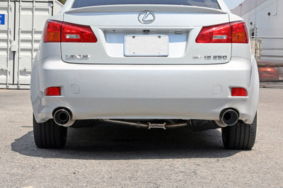 aFe POWER Takeda 06-13 Lexus IS250/IS350 SS Axle-Back Exhaust w/ Polished Tips - Mufflers &