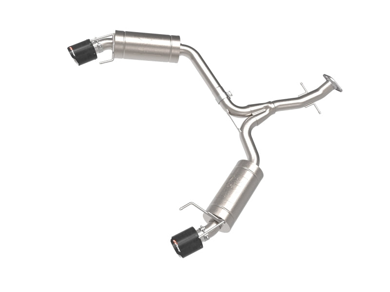 aFe POWER Takeda 06-13 Lexus IS250/IS350 SS Axle-Back Exhaust w/ Carbon Tips - Mufflers &