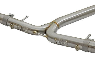 aFe POWER Takeda 16-17 Honda Civic I4-1.5L (t) 2.25-2.5in 304 SS CB Dual-Exit Exhaust Polish Tip - Mufflers & Tips