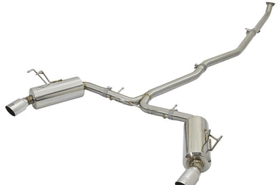 aFe POWER Takeda 16-17 Honda Civic I4-1.5L (t) 2.25-2.5in 304 SS CB Dual-Exit Exhaust Polish Tip - Mufflers & Tips