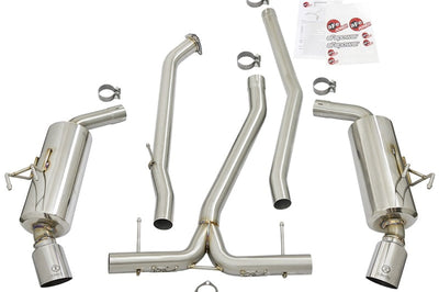 aFe POWER Takeda 16-17 Honda Civic I4-1.5L (t) 2.25-2.5in 304 SS CB Dual-Exit Exhaust Polish Tip - Mufflers & Tips
