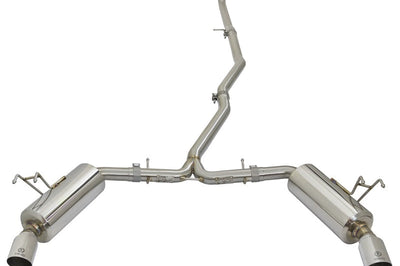aFe POWER Takeda 16-17 Honda Civic I4-1.5L (t) 2.25-2.5in 304 SS CB Dual-Exit Exhaust Polish Tip - Mufflers & Tips