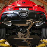 aFe POWER Takeda 2020 Toyota Supra L6-3.0L (t) 3in-2.5in 304 SS CB Exhaust Carbon Tips - Mufflers &