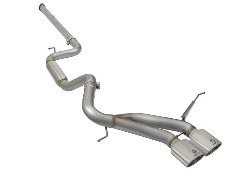 aFe POWER Takeda 3in 304 SS Cat-Back Exhaust w/ Polished Tips 13-17 Ford Focus ST L4-2.0L (t) - Mufflers &