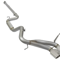 aFe POWER Takeda 3in 304 SS Cat-Back Exhaust w/ Polished Tips 13-17 Ford Focus ST L4-2.0L (t) - Mufflers &