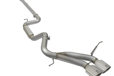 aFe POWER Takeda 3in 304 SS Cat-Back Exhaust w/ Polished Tips 13-17 Ford Focus ST L4-2.0L (t) - Mufflers &