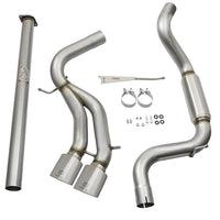 aFe POWER Takeda 3in 304 SS Cat-Back Exhaust w/ Polished Tips 13-17 Ford Focus ST L4-2.0L (t) - Mufflers &