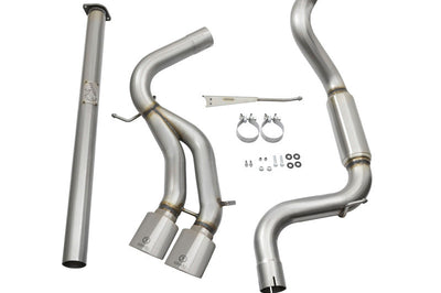 aFe POWER Takeda 3in 304 SS Cat-Back Exhaust w/ Polished Tips 13-17 Ford Focus ST L4-2.0L (t) - Mufflers &