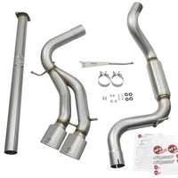 aFe POWER Takeda 3in 304 SS Cat-Back Exhaust w/ Polished Tips 13-17 Ford Focus ST L4-2.0L (t) - Mufflers &