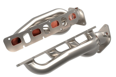 aFe Power Twisted Steel 304SS Shorty Header 2021 Ram 1500 TRX V8-6.2L - Exhaust Mufflers & Tips