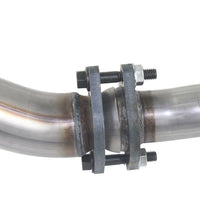 aFe Power Twisted Steel Loop Delete D/P & Y-Pipe SS 2in/2.5in 12-14 Jeep Wrangler (JK) V6 3.6L - Exhaust Mufflers Tips