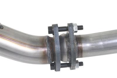 aFe Power Twisted Steel Loop Delete D/P & Y-Pipe SS 2in/2.5in 12-14 Jeep Wrangler (JK) V6 3.6L - Exhaust Mufflers Tips