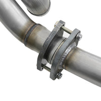 aFe POWER Twisted Steel Y-Pipe w/ Loop Relocation Pipe 12-18 Jeep Wrangler (JK) V6 3.6L - Exhaust Mufflers & Tips