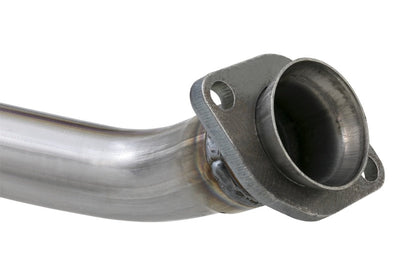 aFe POWER Twisted Steel Y-Pipe w/ Loop Relocation Pipe 12-18 Jeep Wrangler (JK) V6 3.6L - Exhaust Mufflers & Tips