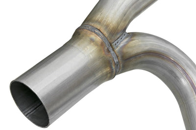 aFe POWER Twisted Steel Y-Pipe w/ Loop Relocation Pipe 12-18 Jeep Wrangler (JK) V6 3.6L - Exhaust Mufflers & Tips