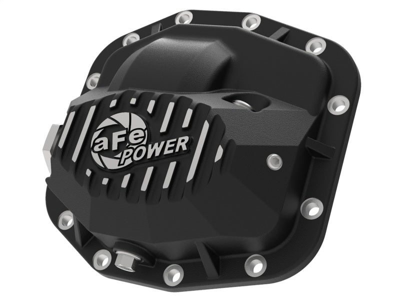 aFe Pro Series Front Differential Cover Black 2018 + Jeep Wrangler (JL) V6 3.6L (Dana M186) - Drivetrain