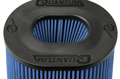 aFe Quantum Pro-5 R Air Filter Inverted Top - 5in Flange x 9in Height - Oiled P5R - Intake Systems