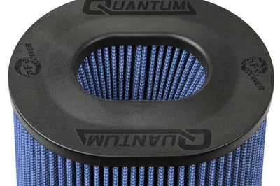 aFe Quantum Pro-5 R Air Filter Inverted Top - 5in Flange x 9in Height - Oiled P5R - Intake Systems