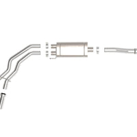 aFe Rebel 3in 409 SS Cat-Back Exhaust 2021 Ford F-150 V6 2.7L/3.5L (tt)/V8 5.0L w/ Polished Tips - Mufflers &
