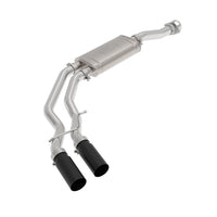 aFe Rebel 3in 409 SS Cat-Back Exhaust 2021 Ford F-150 V6 2.7L/3.5L (tt)/V8 5.0L w/ Black Tips - Mufflers &