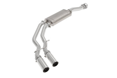 aFe Rebel 3in 409 SS Cat-Back Exhaust 2021 Ford F-150 V6 2.7L/3.5L (tt)/V8 5.0L w/ Polished Tips - Mufflers &