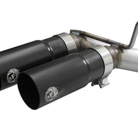 aFe Rebel 3in 409 SS Cat-Back Exhaust 2021 Ford F-150 V6 2.7L/3.5L (tt)/V8 5.0L w/ Black Tips - Mufflers &