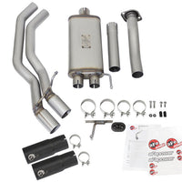 aFe Rebel Exhausts 3in SS Cat-Back 15-16 Ford F-150 EcoBoost V6 2.7/3.5L V8 5.0L w/ Black Tips - Exhaust Mufflers &