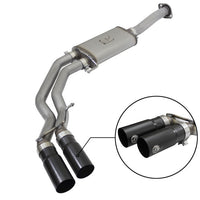 aFe Rebel Exhausts 3in SS Cat-Back 15-16 Ford F-150 EcoBoost V6 2.7/3.5L V8 5.0L w/ Black Tips - Exhaust Mufflers &
