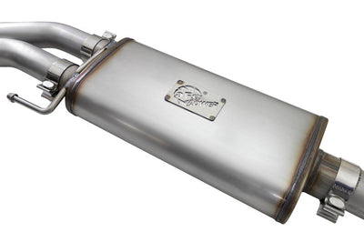 aFe Rebel Exhausts 3in SS Cat-Back 15-16 Ford F-150 EcoBoost V6 2.7/3.5L V8 5.0L w/ Black Tips - Exhaust Mufflers &