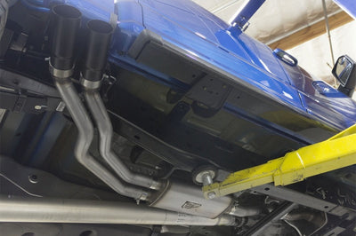 aFe Rebel Exhausts 3in SS Cat-Back 15-16 Ford F-150 EcoBoost V6 2.7/3.5L V8 5.0L w/ Black Tips - Exhaust Mufflers &