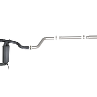 aFe Rebel Series 409 Stainless Steel Cat-Back Exhaust 18-21 Jeep Wrangler JL 2.0L (t) - Black Tip - Mufflers & Tips
