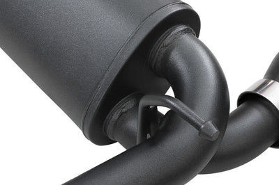 aFe Rebel Series 409 Stainless Steel Cat-Back Exhaust 18-21 Jeep Wrangler JL 2.0L (t) - Black Tip - Mufflers & Tips