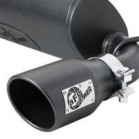 aFe Rebel Series 409 Stainless Steel Cat-Back Exhaust 18-21 Jeep Wrangler JL 2.0L (t) - Black Tip - Mufflers & Tips
