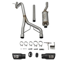 aFe Rebel Series CB 2.5in Dual Center Exit SS Exhaust w/ Black Tips 07-15 Jeep Wrangler 3.6L/3.8L V6 - Mufflers &