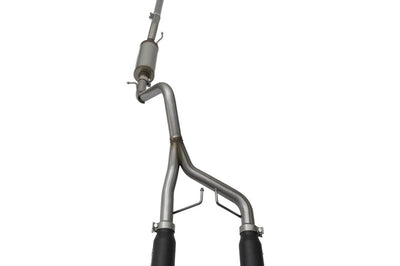 aFe Rebel Series CB 2.5in Dual Center Exit SS Exhaust w/ Black Tips 07-15 Jeep Wrangler 3.6L/3.8L V6 - Mufflers &