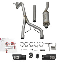 aFe Rebel Series CB 2.5in Dual Center Exit SS Exhaust w/ Black Tips 07-15 Jeep Wrangler 3.6L/3.8L V6 - Mufflers &