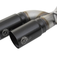aFe Rebel Series CB 3in Middle Side Exit SS Exht w/ Black Tips 15-17 Chevy Colorado / GMC Canyon - Exhaust Mufflers &