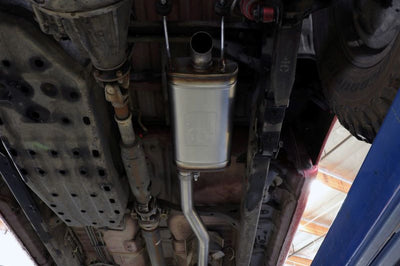 aFe ROCK BASHER 2.5in 409 SS Cat-Back Exhaust - 99-04 Toyota Tacoma L4-2.4L / V6-3.4L - Mufflers & Tips