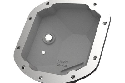 aFe Street Series Dana 30Front Differential Cover Black w/ Machined Fins 97-18 Jeep Wrangler - Drivetrain