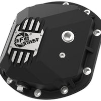 aFe Street Series Dana 30Front Differential Cover Black w/ Machined Fins 97-18 Jeep Wrangler - Drivetrain