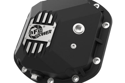 aFe Street Series Dana 30Front Differential Cover Black w/ Machined Fins 97-18 Jeep Wrangler - Drivetrain
