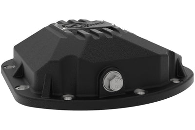 aFe Street Series Dana 30Front Differential Cover Black w/ Machined Fins 97-18 Jeep Wrangler - Drivetrain