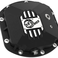 aFe Street Series Dana 30Front Differential Cover Black w/ Machined Fins 97-18 Jeep Wrangler - Drivetrain