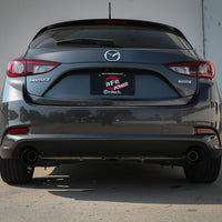 aFe Takeda 2-1/2in 304 SS Axle-Back Exhaust w/ Black Tip 14-18 Mazda 3 L4 2.0L/2.5L - Mufflers & Tips