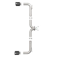 aFe Takeda 2-1/2in 304 SS Axle-Back Exhaust w/ Black Tip 14-18 Mazda 3 L4 2.0L/2.5L - Mufflers & Tips