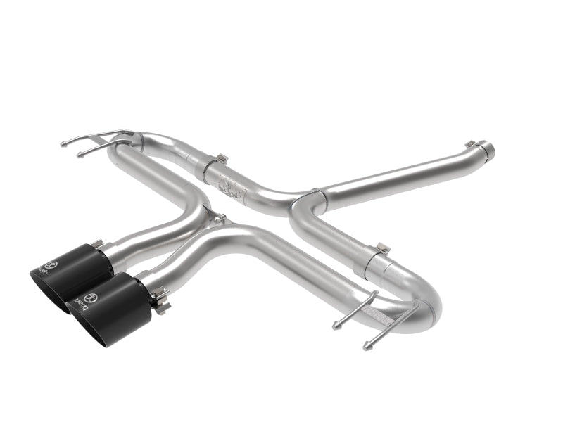 aFe Takeda 2-1/2in 304 SS Axle-Back Exhaust w/Black Tips 17-20 Honda Civic Sport L4-1.5L (t) - Mufflers &