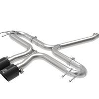 aFe Takeda 2-1/2in 304 SS Axle-Back Exhaust w/Black Tips 17-20 Honda Civic Sport L4-1.5L (t) - Mufflers &