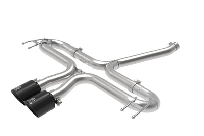 aFe Takeda 2-1/2in 304 SS Axle-Back Exhaust w/Black Tips 17-20 Honda Civic Sport L4-1.5L (t) - Mufflers &