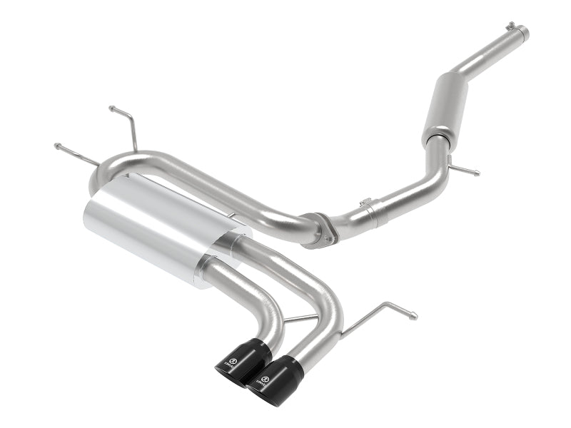 aFe Takeda 2-1/2in SS-304 Cat-Back Exhausts w/ Black Tip 16-19 Mazda MX-5 Miata ND 2.0T - Exhaust Mufflers & Tips