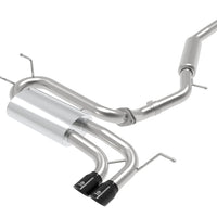 aFe Takeda 2-1/2in SS-304 Cat-Back Exhausts w/ Black Tip 16-19 Mazda MX-5 Miata ND 2.0T - Exhaust Mufflers & Tips